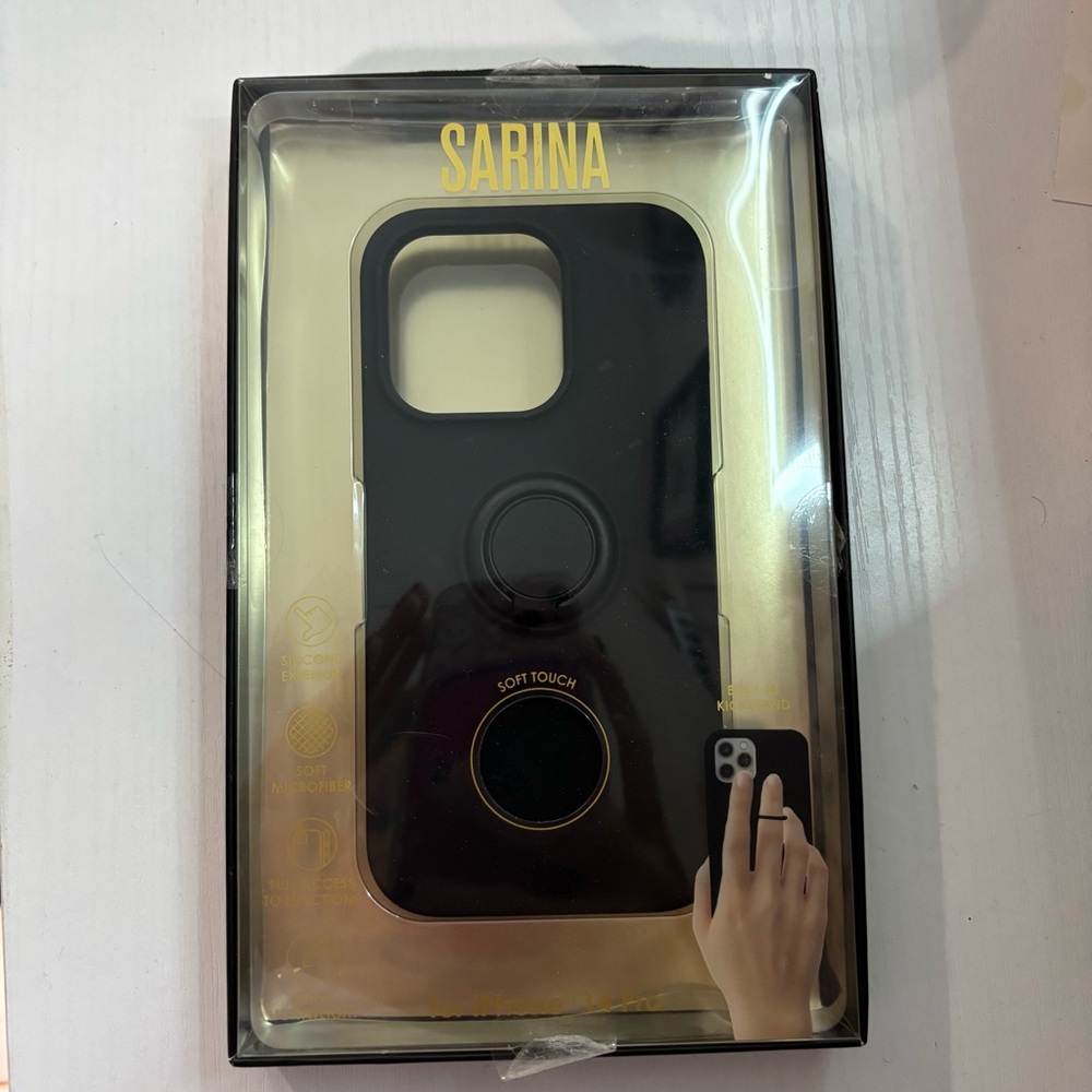 Black Sarina Phone Case